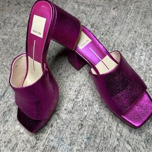 🆕Dolce Vita Marsha Metallic Heeled Sandals Size 6.5